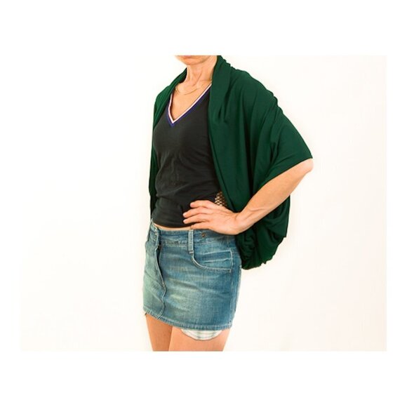 PATRIZIA PEPE Open Front Duster Shrug - Picture 1 of 8